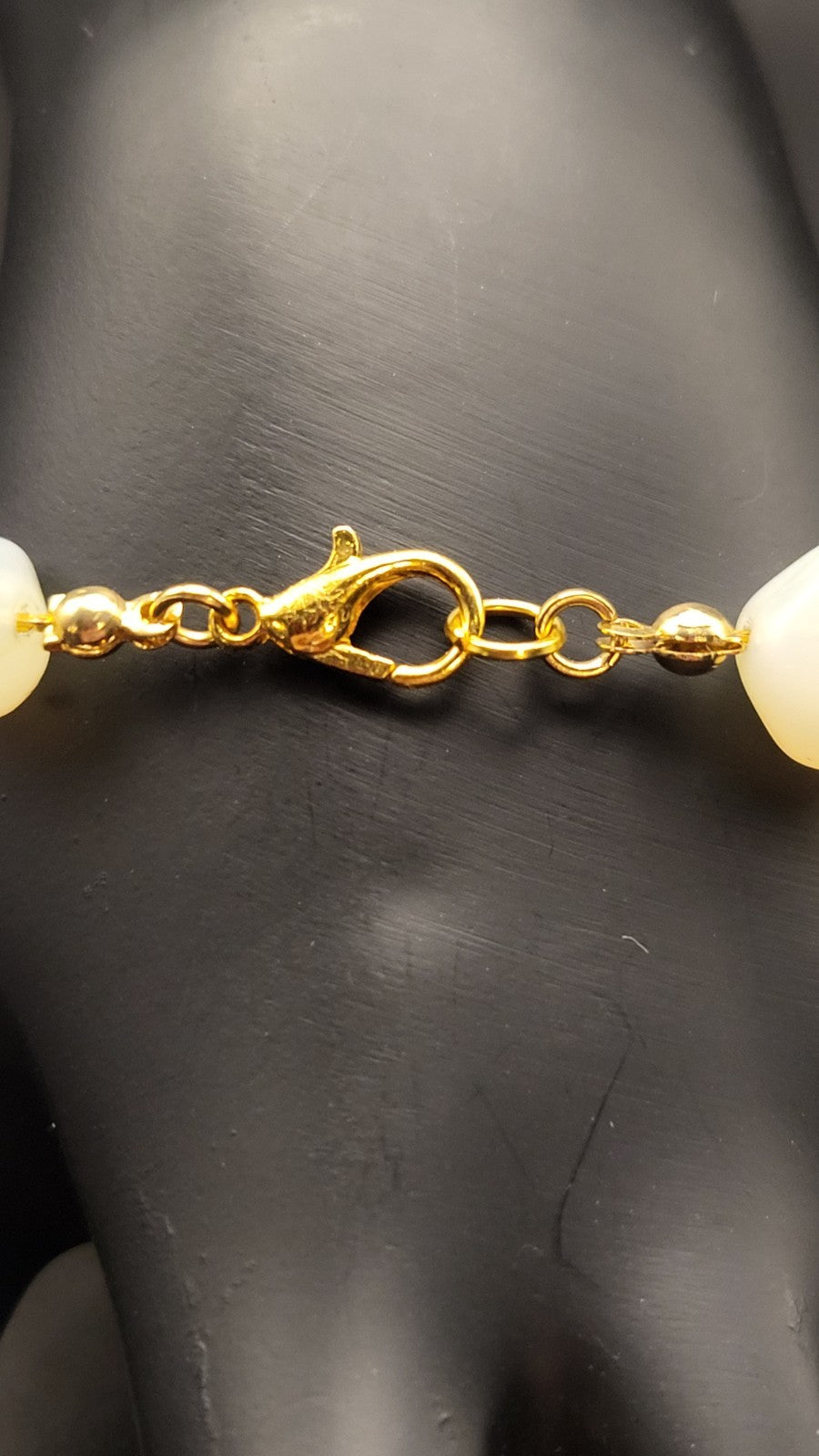 Uranium Glass Czech Fivre Beads with Yellow Daggers & Bohemian Glass Beads Cable Chain 7" Bracelet
