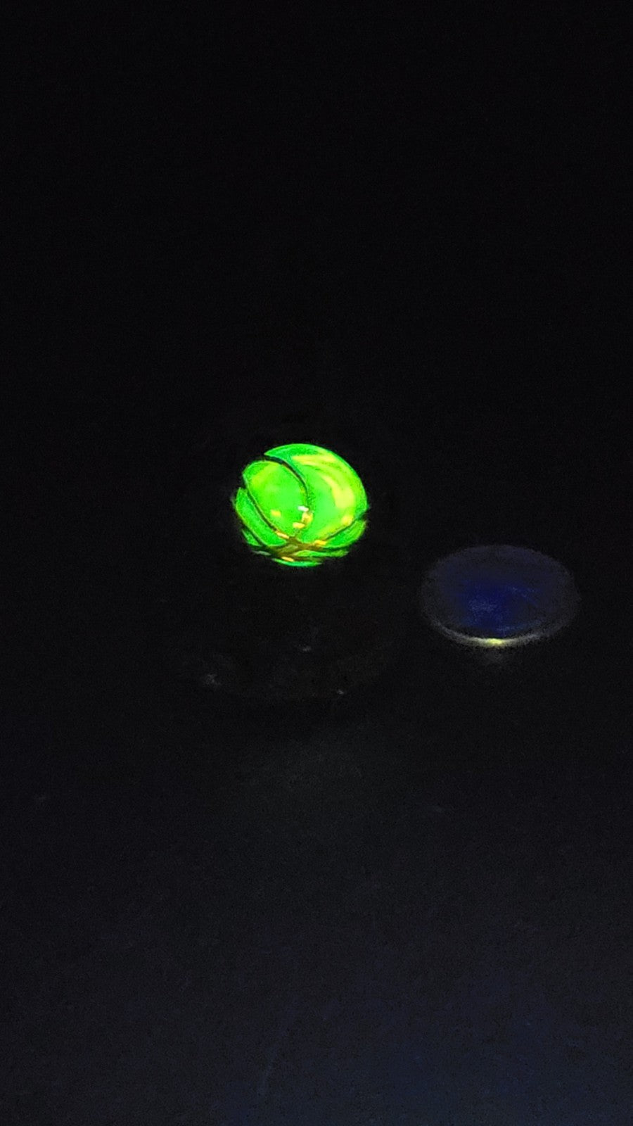 Uranium Great Glow White Czech Glass Cabochon Hand Wired Copper Ring size 8